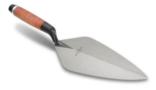 Marshalltown 13" London Brick Trowel Leather Handle